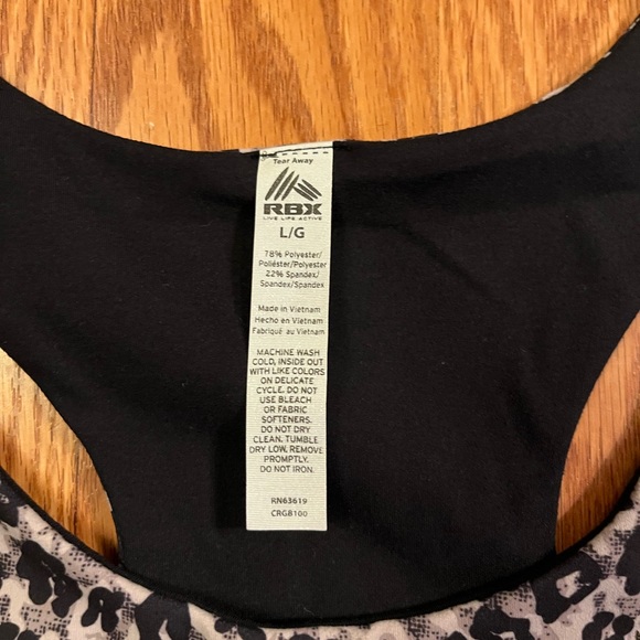 RBX 2 Piece Set- Cropped Sports Bra and Headband - Picture 2 of 2